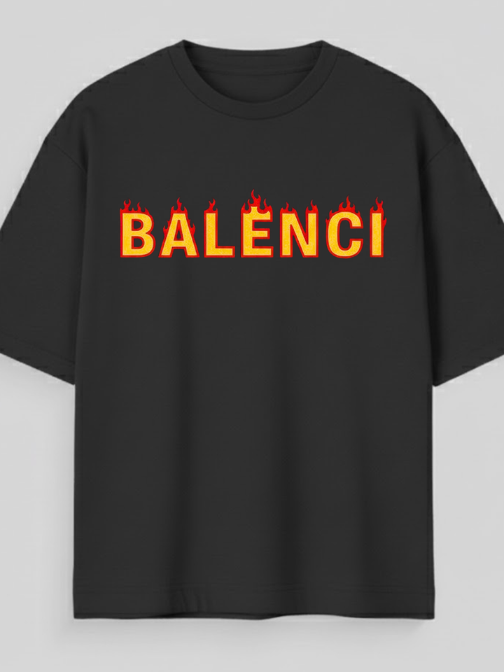 Balenci Fire T-Shirt